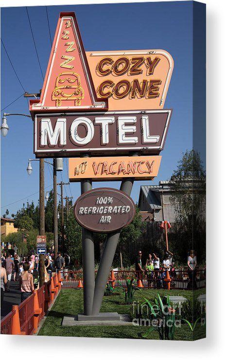 Cozy Cone Logo - Cozy Cone Motel - Radiator Springs Cars Land - Disney California ...