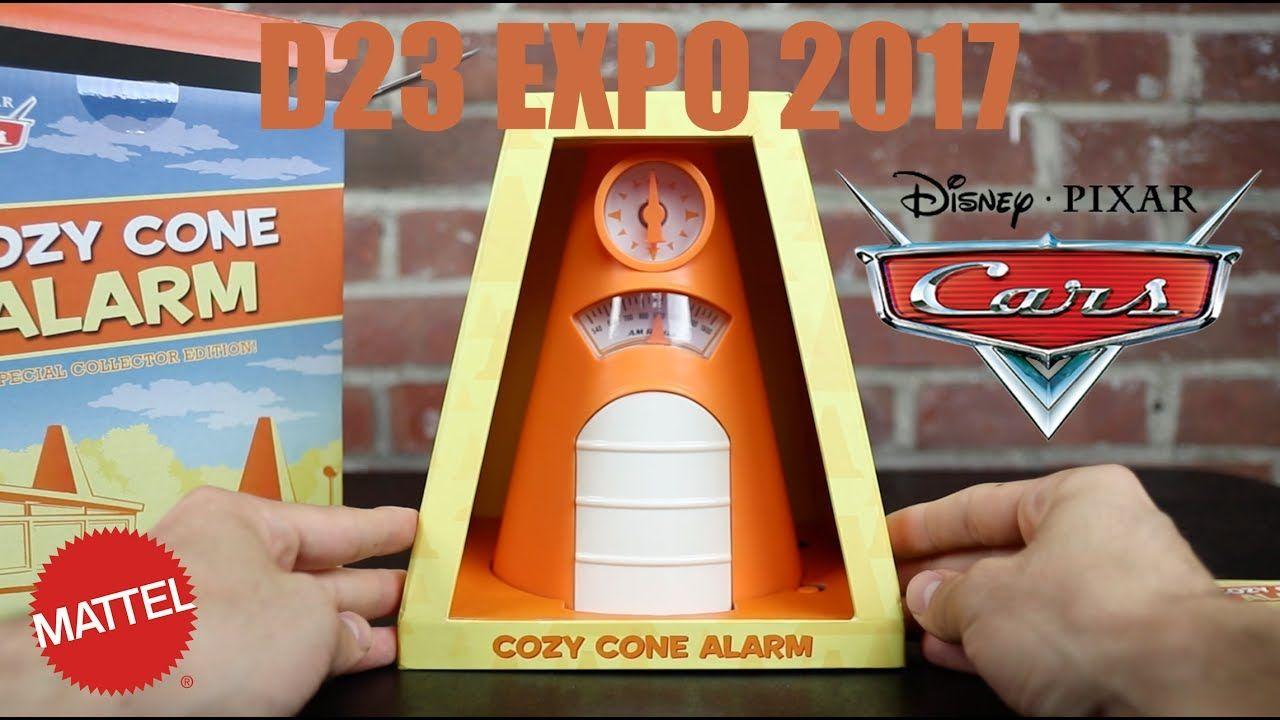 Cozy Cone Logo - D23 Expo 2017 Exclusive Mattel Cars Cozy Cone Alarm Clock FULL ...