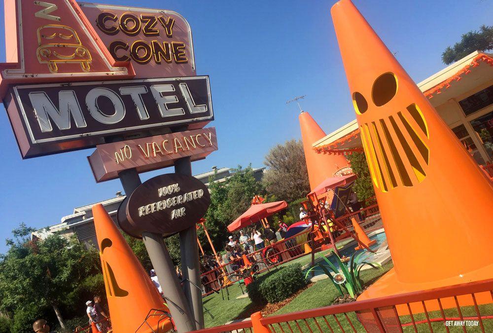 Cozy Cone Logo - Cars Land Halloween Craft: Cozy Cone Motel Spooky Cones