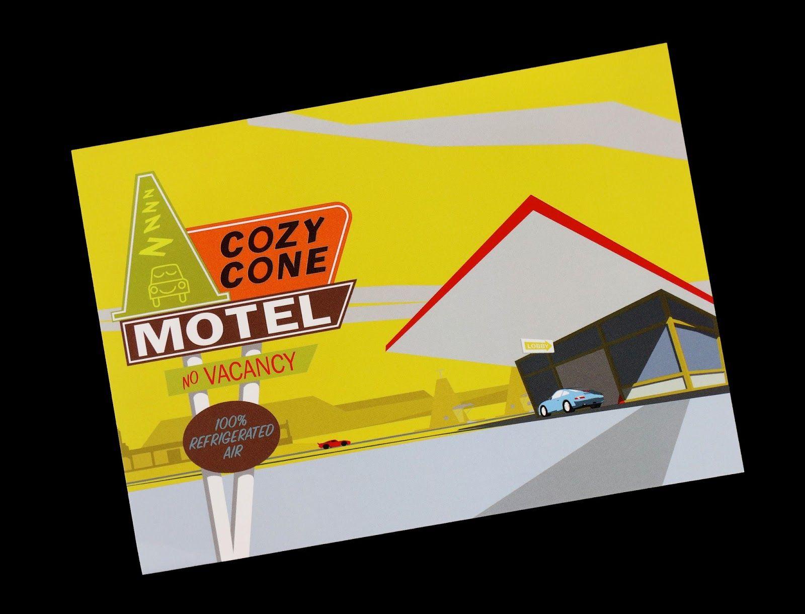 Cozy Cone Logo - Dan the Pixar Fan: Cars: Cozy Cone Arrival Art