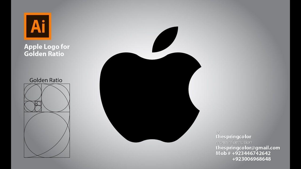 Golden Ratio Apple Logo - how to make apple logo golden ratio - YouTube