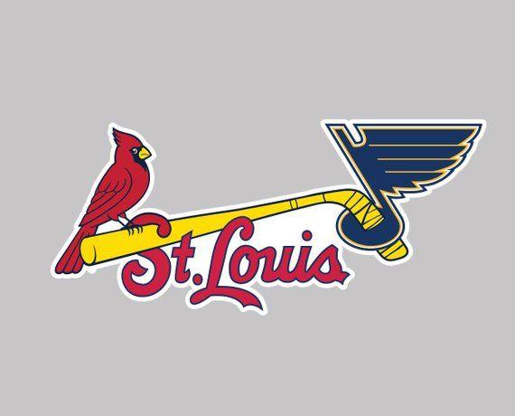 St. Louis Sport Logo - St. Louis Fan Sport Teams Custom Designed Logo Mash-up | Etsy