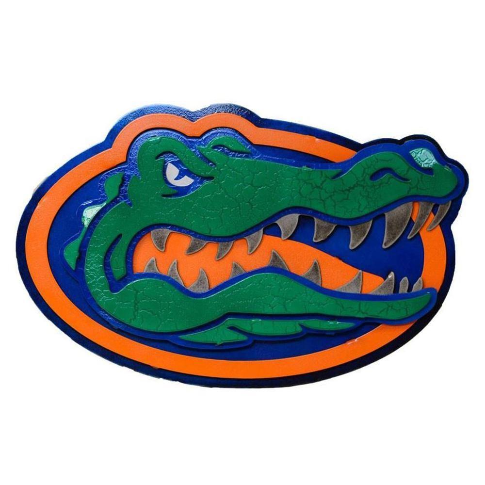 Gator Logo - UF - Florida Gator Logo 3D Metal Art - 22