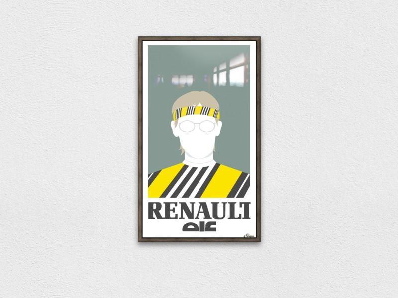 Vintage Renault Logo - Renault elf POSTER Canvas
