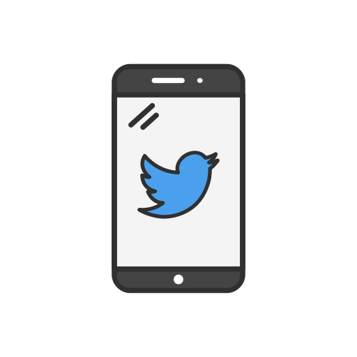 Mobile Icon Logo - Brid icon, twitter icon, chirrup icon, twitter button icon, chirrup ...