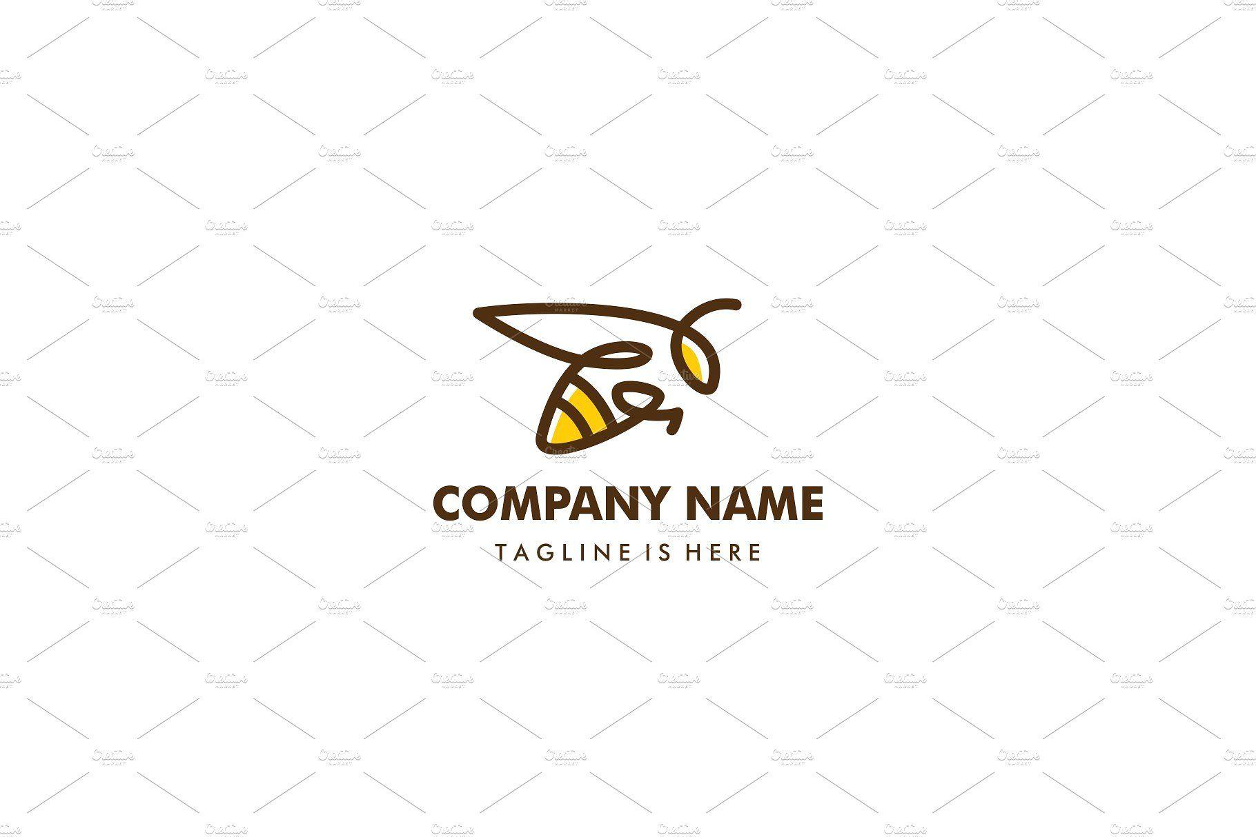 Bumble Logo - bumble bee logo template vector icon ~ Logo Templates ~ Creative Market