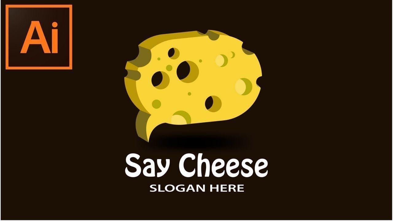 Cheese Logo - How to Make a Cheese Logo Design in Adobe Illustrator CC - YouTube