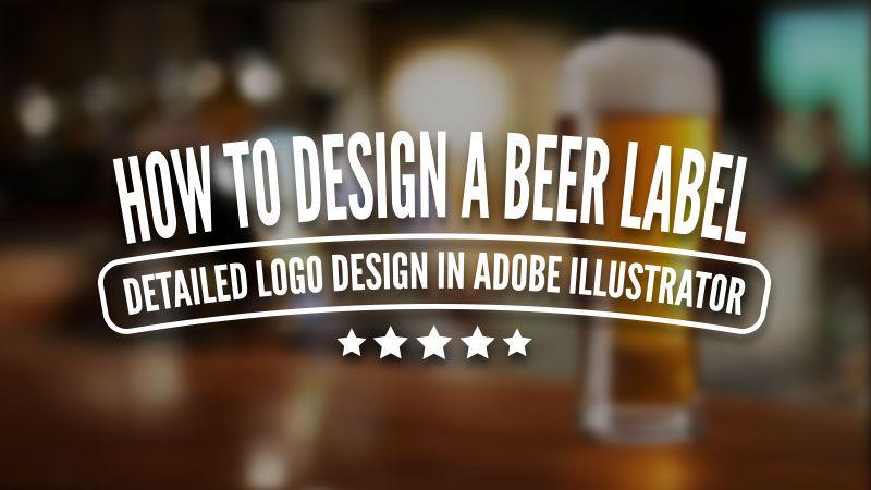 I'll Logo - How to design a beer label : Detailed logo design in adobe