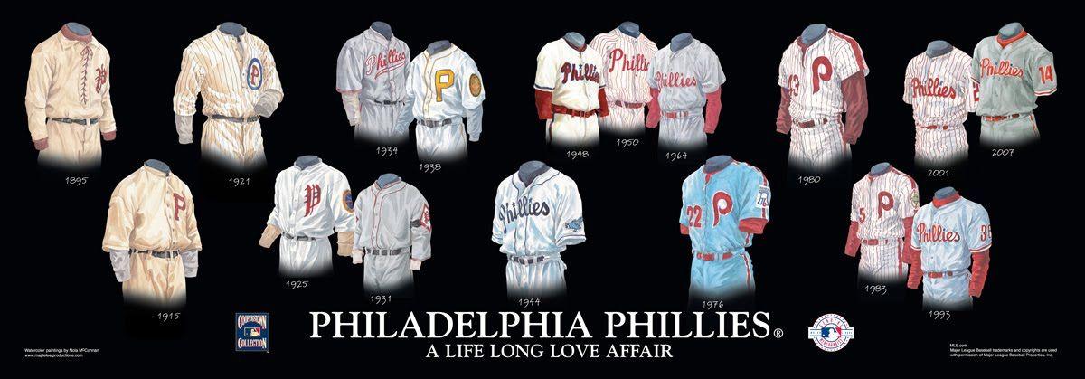 Old Phillies Logo - Philadelphia Phillies Uniform and Team History. Heritage Uniforms