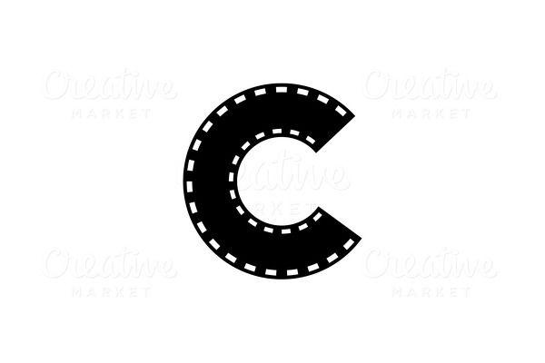 Cinema Logo - Letter C Cinema Logo Template. AR. Logo