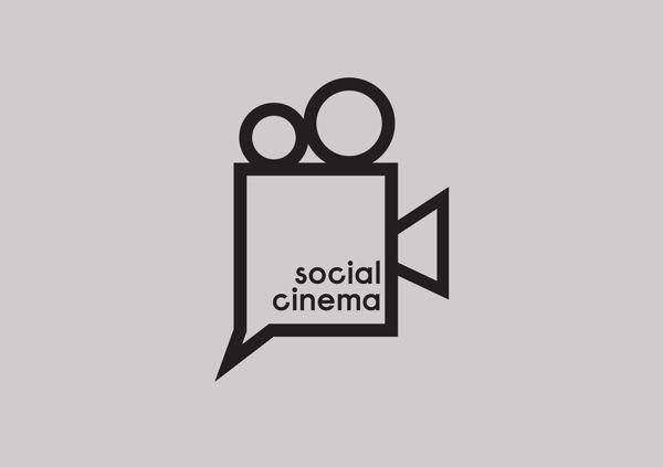 Cinema Logo - Social cinema by Elizabeth Tyrer, via Behance. Logos. Logos