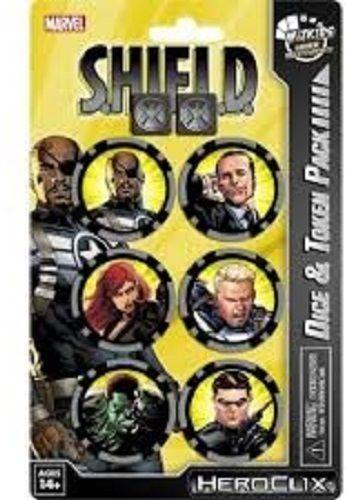 Nick Fury Shield Logo - Marvel HeroClix - Nick Fury, Agent of S.H.I.E.L.D. Dice & Token Pack ...