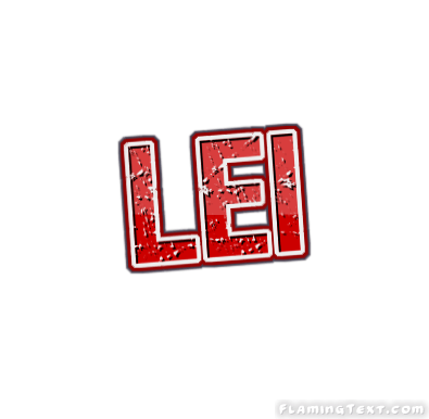 Lei Logo - Lei Logo. Free Name Design Tool from Flaming Text