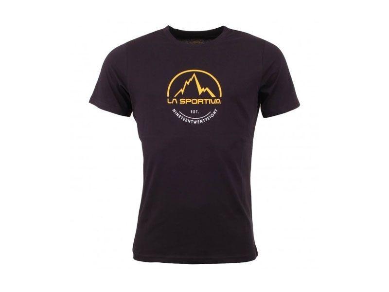 La Sportiva Logo - La Sportiva Logo Tee Negra - Deportes Nomadas