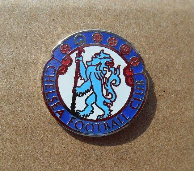 Light Blue Lion Logo - CHELSEA OLD CREST ENAMEL BADGE LIGHT BLUE LION | eBay