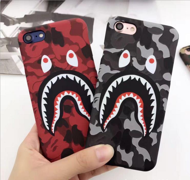 Cool BAPE Logo - Hot Top Quality Cool Fashion Bape Shark Case For iPhone 7 6 6s Plus
