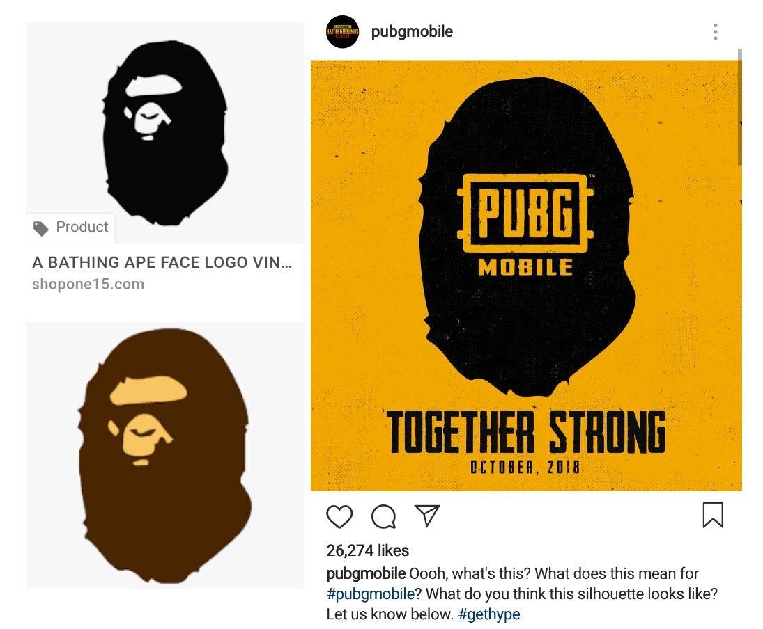 Cool BAPE Logo - Bape x PUBGM collab, probably some cool but expensive cosmetics