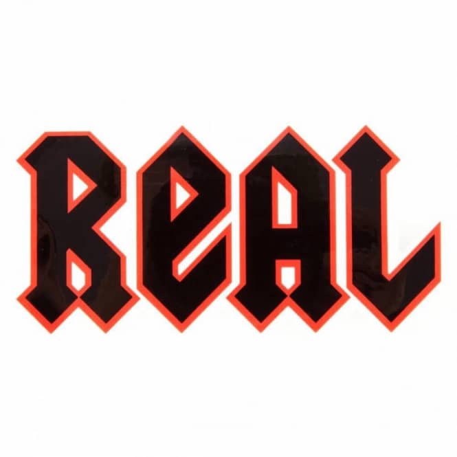 Real Skateboards Logo - Real Skateboards New Deeds Skateboard Sticker - Red - ACCESSORIES ...