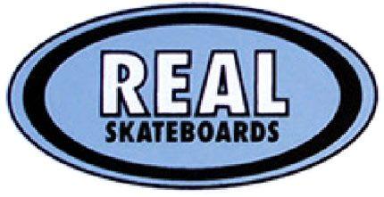 Real Skateboards Logo - Real Logo Skateboard Sticker