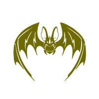 Dracula Bat Logo - Bat Symbol
