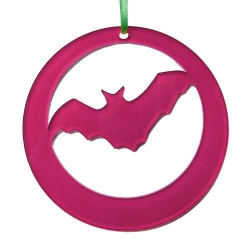 Dracula Bat Logo - Dracula Bat Laser Etched Ornament
