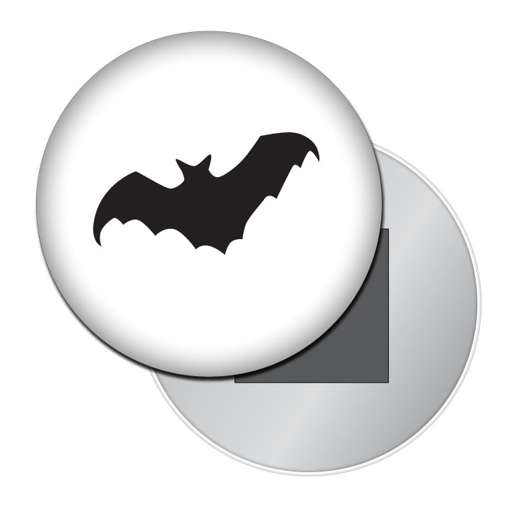 Dracula Bat Logo - Dracula Bat Button / Magnet