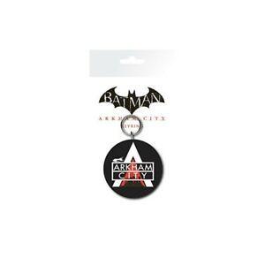 Batman Arkham City Logo - GB Eye Batman Arkham City Logo Key Ring, Multi Colour