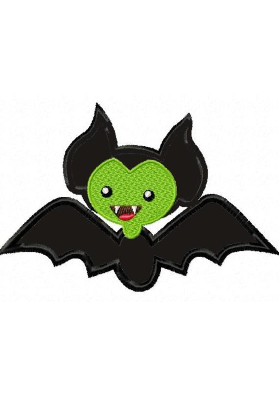 Dracula Bat Logo - Count Dracula Bat.Instant Download.Halloween.Applique Machine Embroidery DESIGN NO. 782