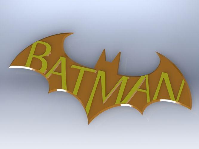 Batman Arkham City Logo - 3D Printed Batman Arkham City Logo V2 by khantiger100 | Pinshape
