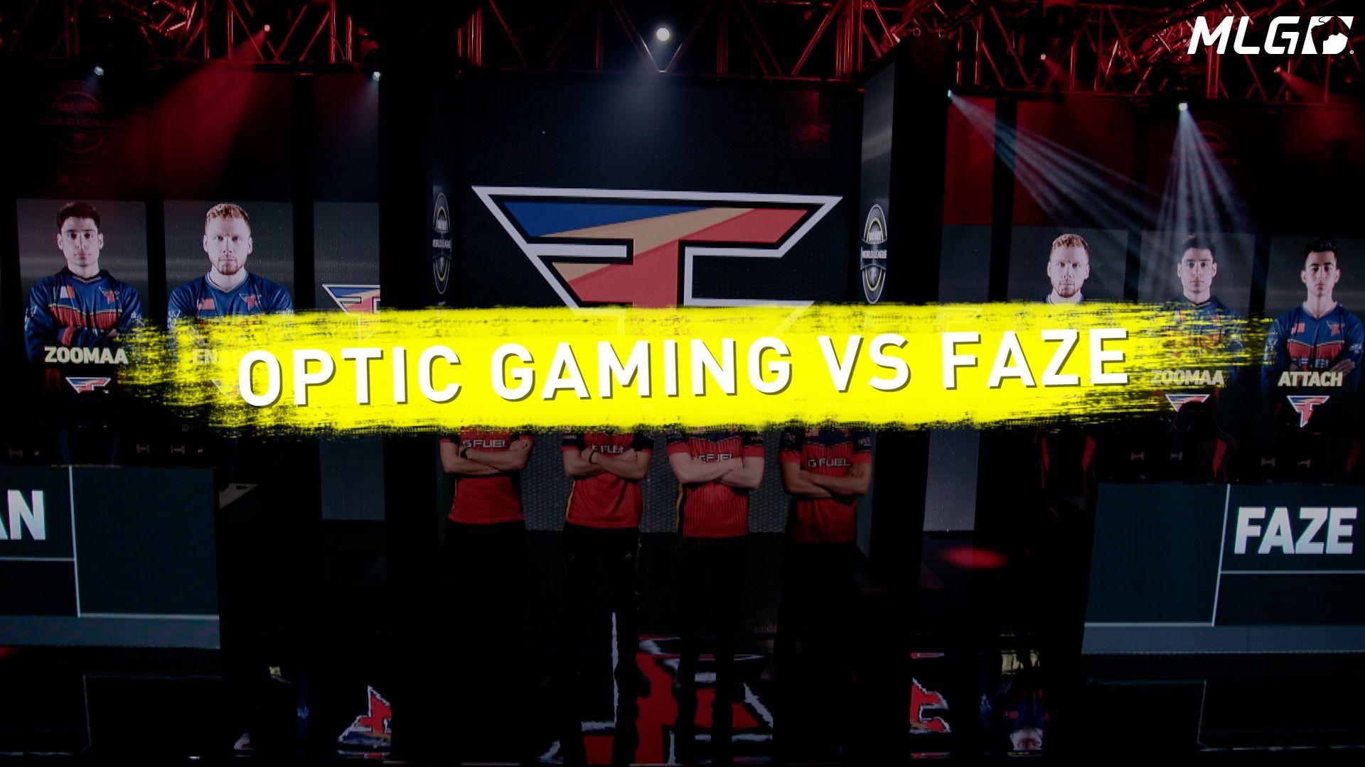 MLG FaZe Logo - MLG | Video - CWL Global Pro League Playoff Match Up: Optic vs. Faze ...