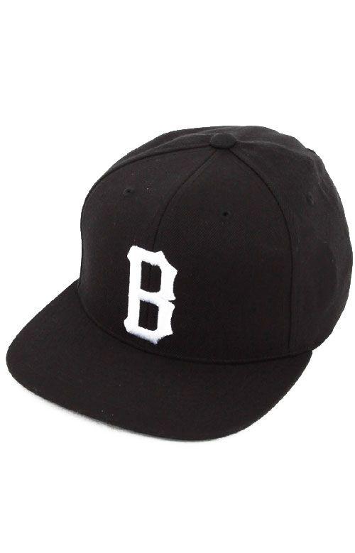 Black B Logo - Black Scale, B Logo Snap Back Hat