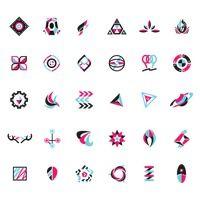 Simple Abstract Logo - Icon Icons Shape Shapes Design Designs Element Elements Creative ...