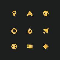 Simple Abstract Logo - Icon Icons Shape Shapes Design Designs Element Elements Creative ...