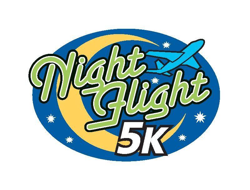 Night Flight Logo - Night Flight 5K- Friday, March 2019