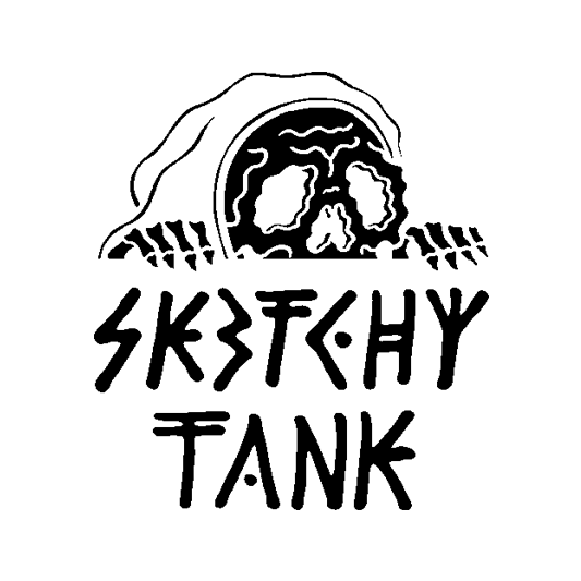 Sketchy Tank Logo - Sketchy Tank Sketchy Tank Lapel Pin – Hard Times Skate Shop