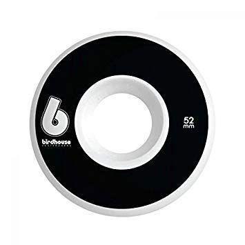 In a Circle with a Black B Logo - Birdhouse Skateboards B Logo Skateboard Wheels Black 52mm by ...