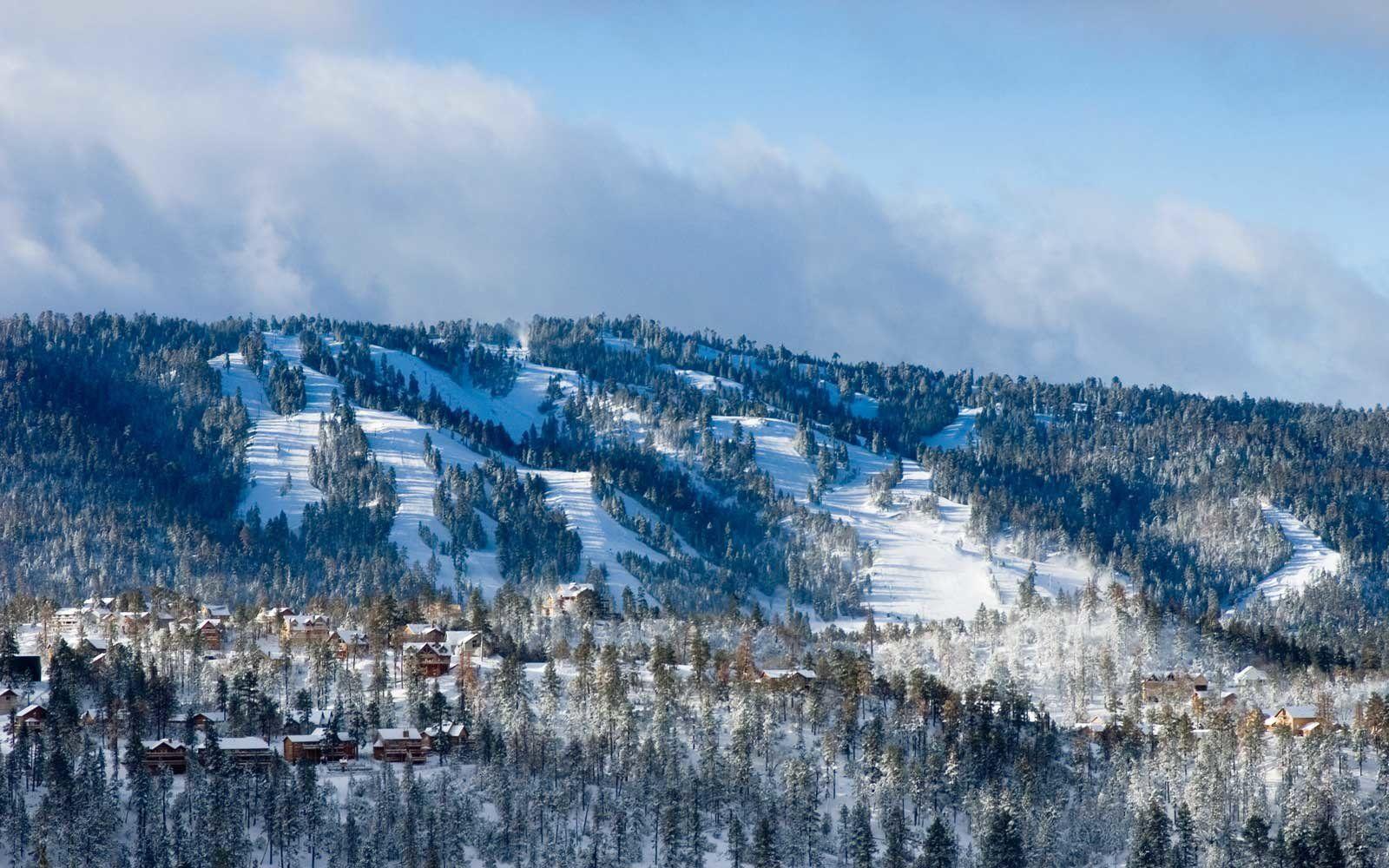 Snow Summit Big Bear Logo - Big Bear California — Cabins, Camping, and Skiing Tips | Travel + ...
