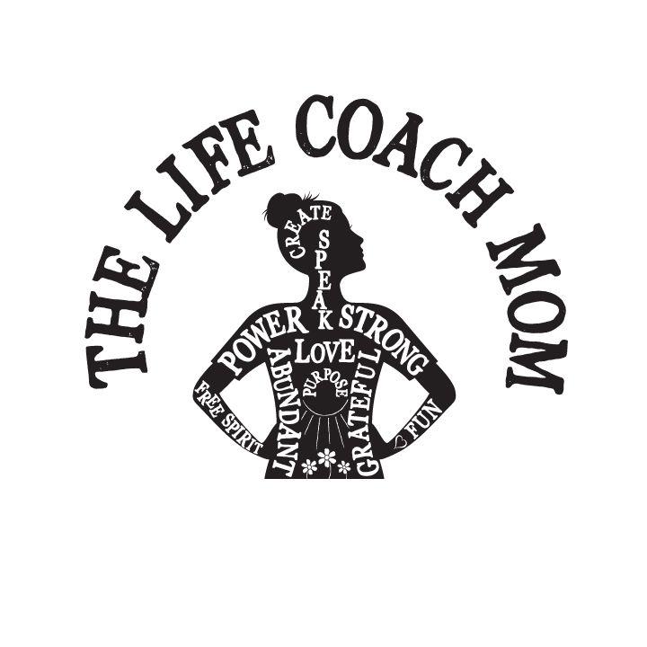 Fun Black and White Logo - The Life Coach Mom