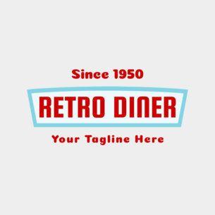 Diner Logo - Placeit - Logo Maker for Diners with Retro Style
