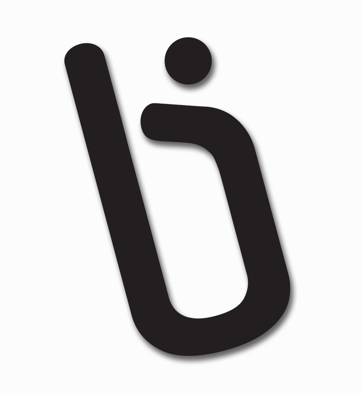 Black B Logo - B Logo Decal
