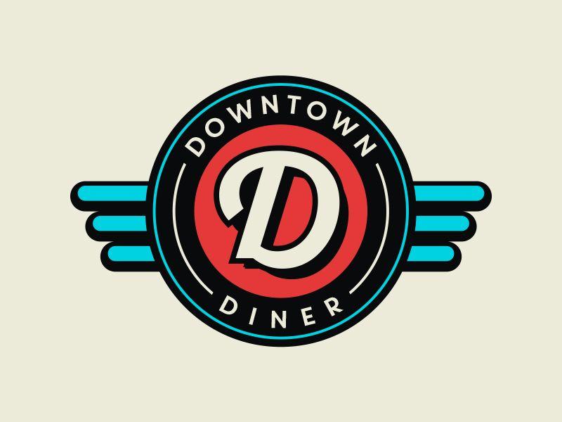 Diner Logo - Downtown Diner Logo