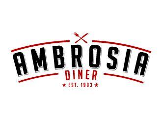 Diner Logo - Ambrosia Diner logo design - 48HoursLogo.com