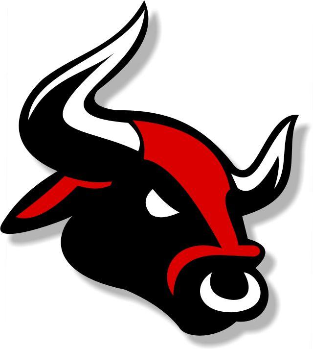 Red and Black Bull Logo - Red And Black Bull Head Tattoo