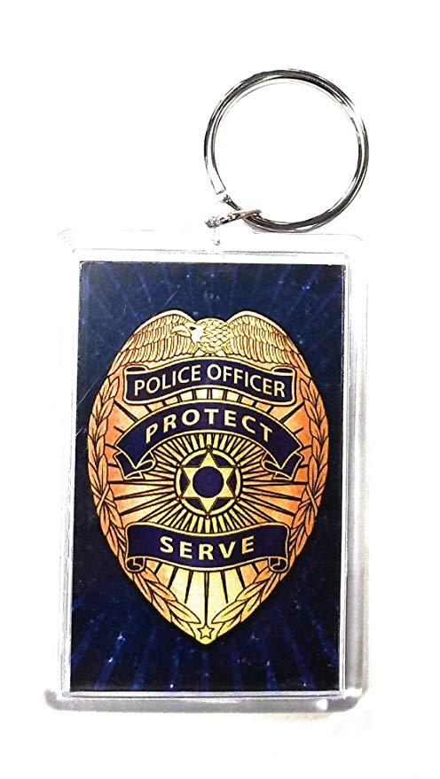 Clear HP Logo - Amazon.com: HP Industries Police 2x3 Acrylic Keychain w/1