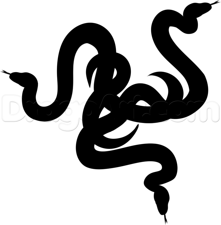 Snake Game Logo - How to Draw the Razer Logo, Step by Step, Video Game Characters, Pop ...