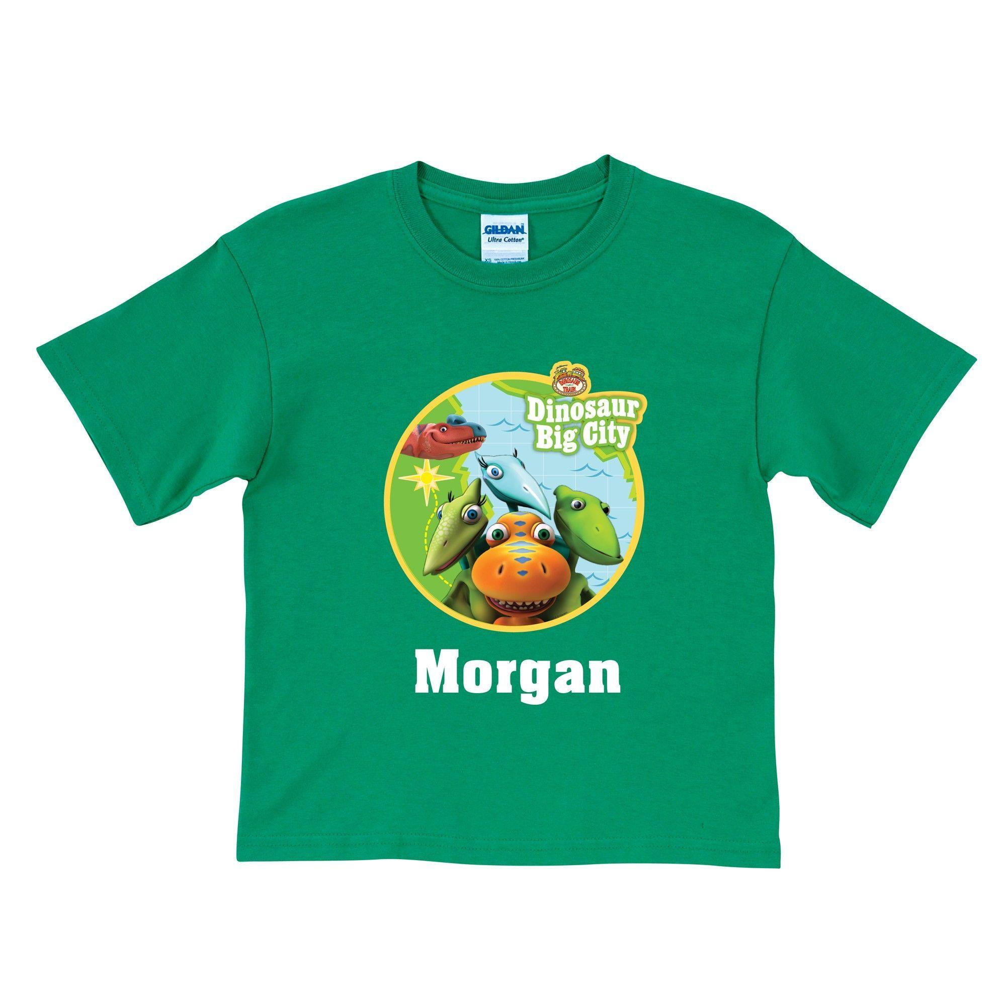Green Dinosaur Shops Logo - Dinosaur Train Big City Adventure Green T-Shirt from PBS Kids Shop ...