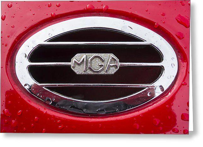 Mga Logo - Classic Car Detail - Mg Mga Logo Photograph by Matthias Hauser