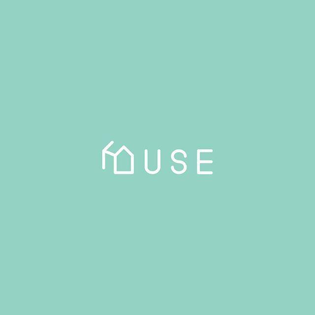 Green Dinosaur Shops Logo - 205/365: House This logo uses the lines of a 3D house to form the ...