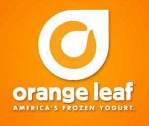 Orange Leaf Yogurt Logo - Orange Leaf Frozen Yogurt. VIP Savings Network