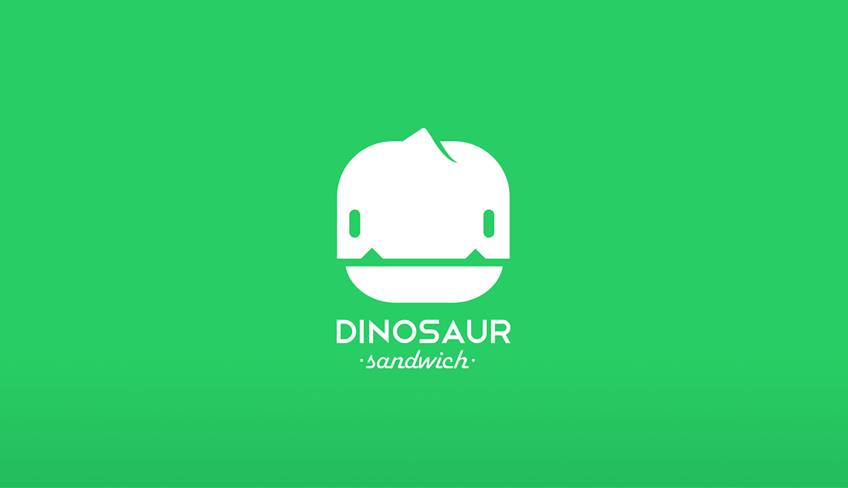 Green Dinosaur Shops Logo - DINOSAURS